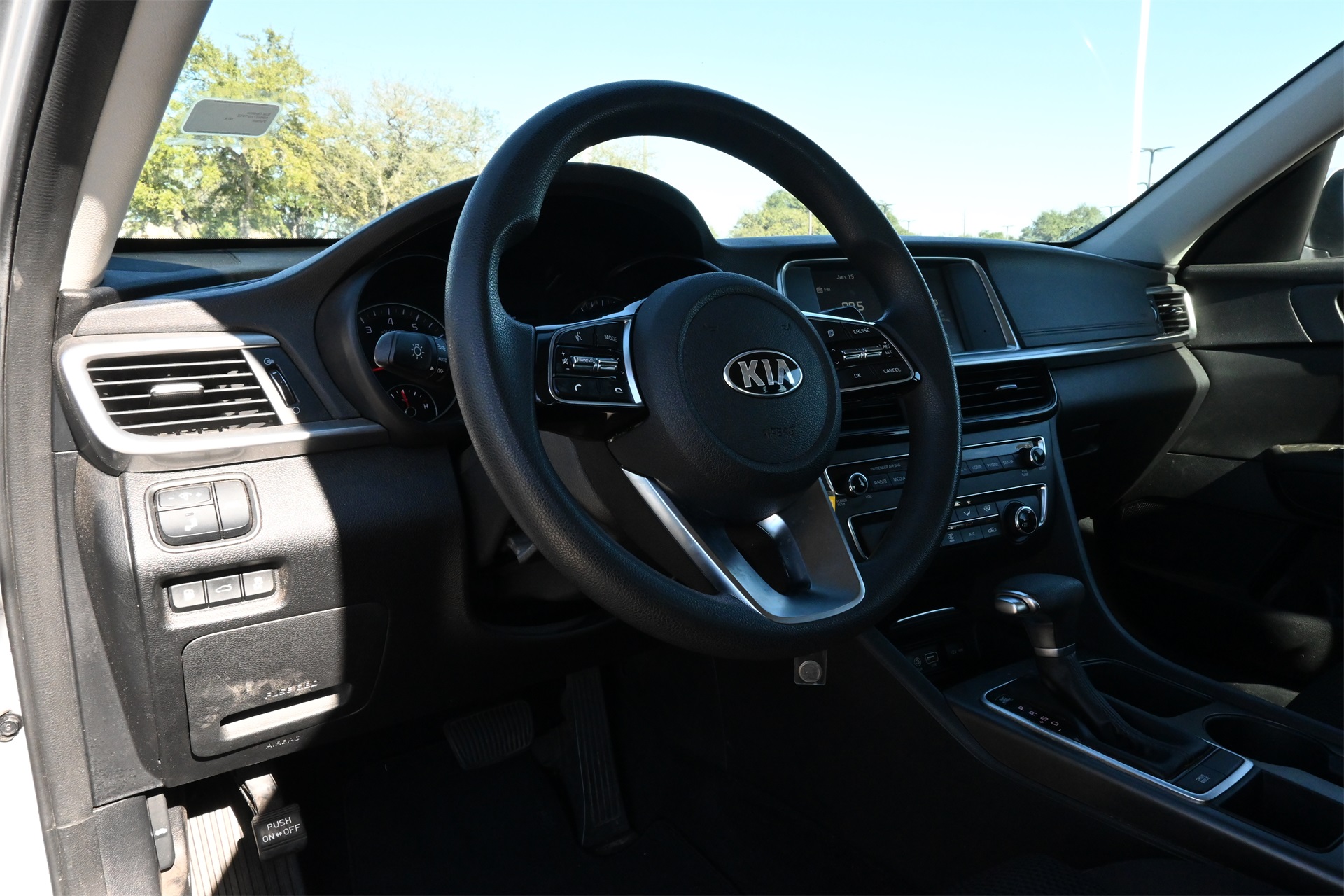 2019 Kia Optima LX Silver at Shottenkirk Kia Fort Bend
