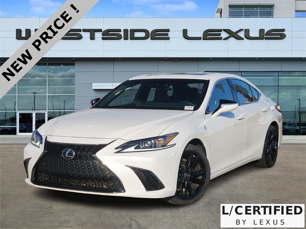 2024 Lexus ES 350 F Sport White at Westside Lexus