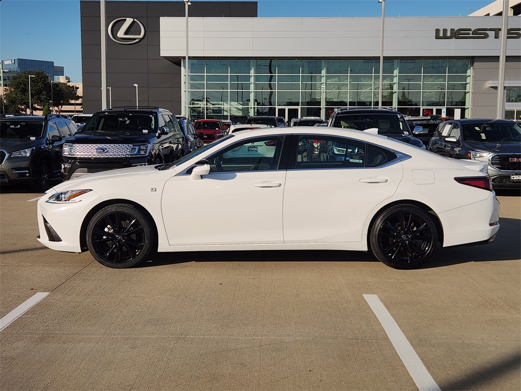 2024 Lexus ES 350 F Sport White at Westside Lexus