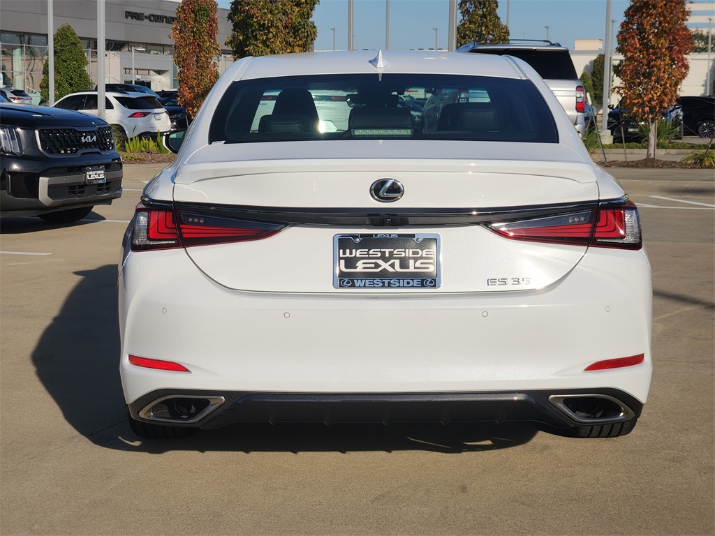 2024 Lexus ES 350 F Sport White at Westside Lexus