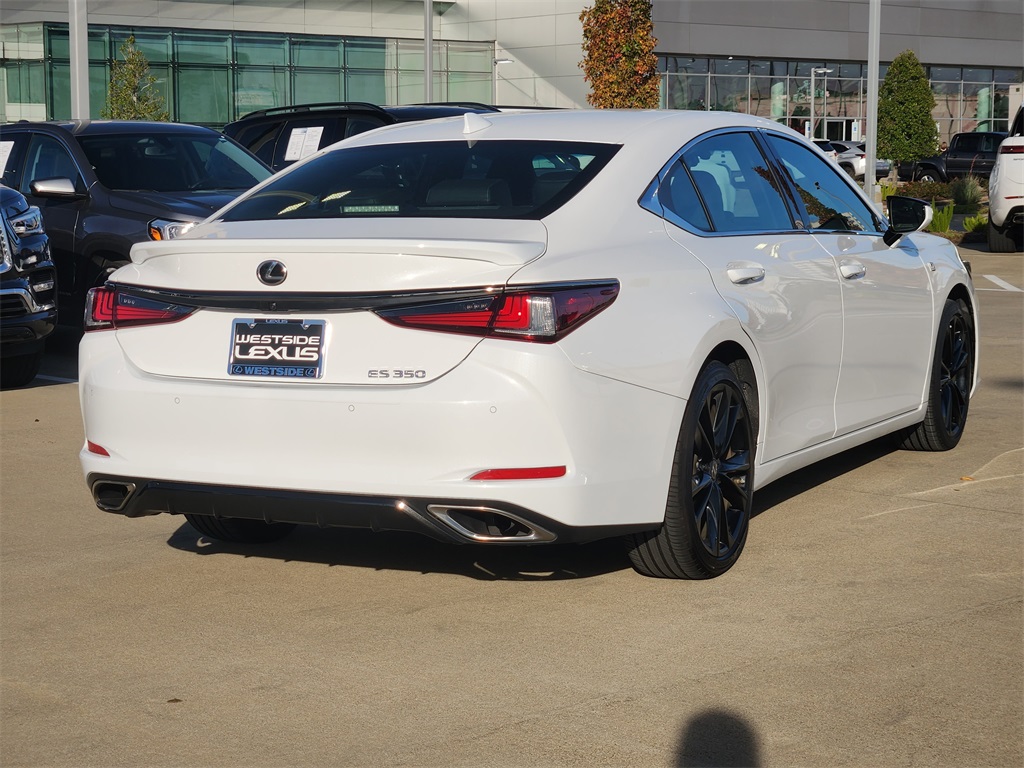 2024 Lexus ES 350 F Sport White at Westside Lexus