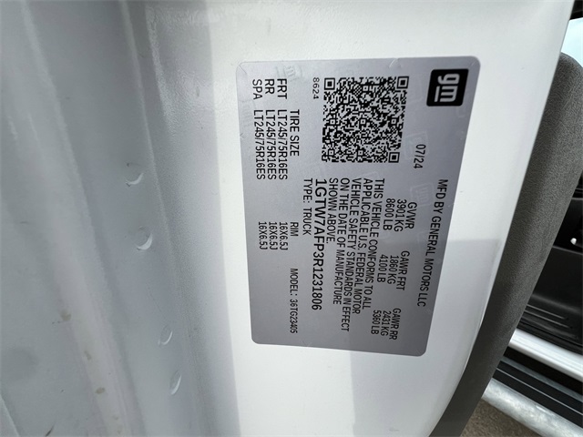 2024 GMC Savana 2500 Work Van White at Classic Elite Chevrolet Hwy 6