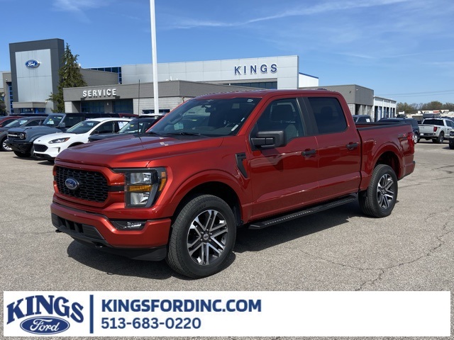 Hot Pepper Red Metallic Tinted Clearcoat 2023 Ford F-150 XL SuperCrew 4WD Pickup Truck Four-Wheel Drive Automatic