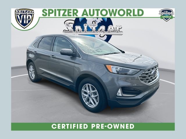 Carbonized Gray Metallic 2022 Ford Edge SEL AWD SUV / Crossover All-Wheel Drive 8-Speed Automatic