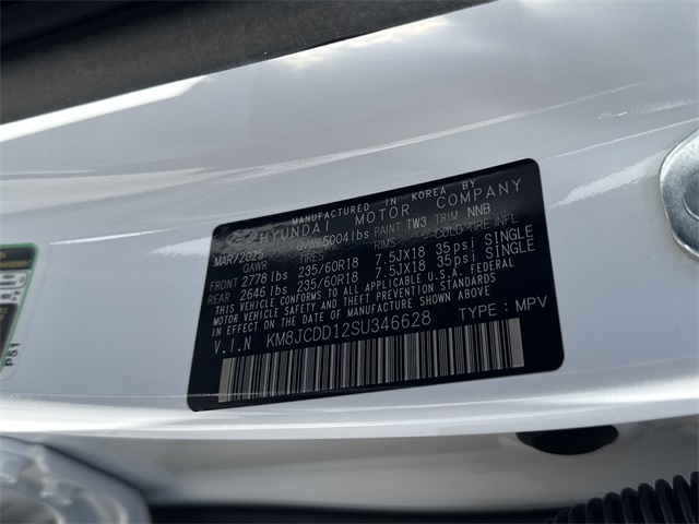 2025 Hyundai Tucson Hybrid SEL Convenience White at Baytown Hyundai