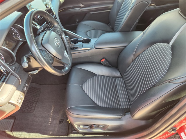 2021 Toyota Camry SE Red at Classic Chevrolet Galveston