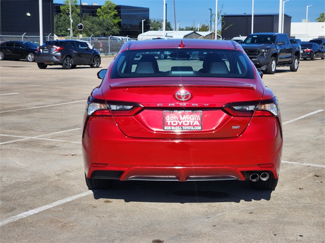 2021 Toyota Camry SE Red at Classic Chevrolet Galveston