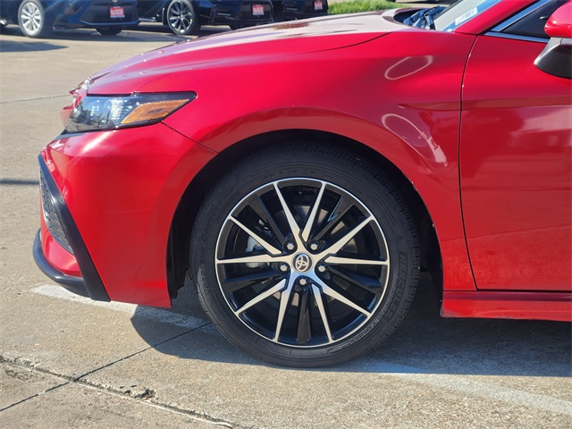 2021 Toyota Camry SE Red at Classic Chevrolet Galveston