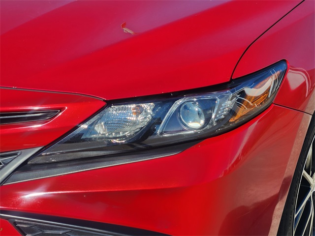 2021 Toyota Camry SE Red at Classic Chevrolet Galveston
