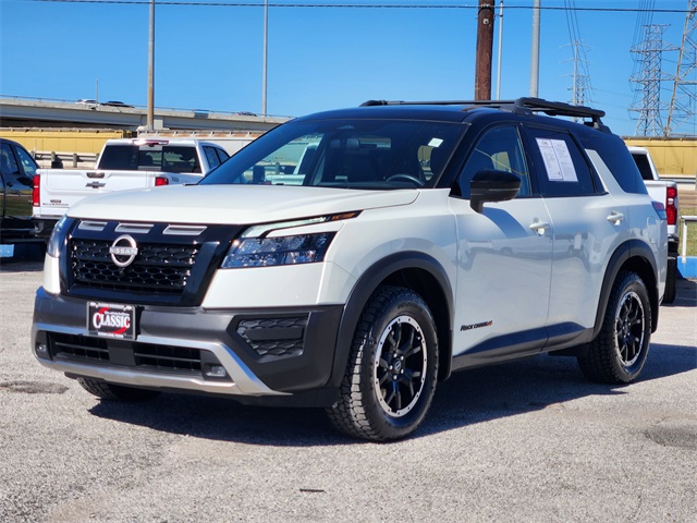 2024 Nissan Pathfinder Rock Creek White at Don McGill Toyota