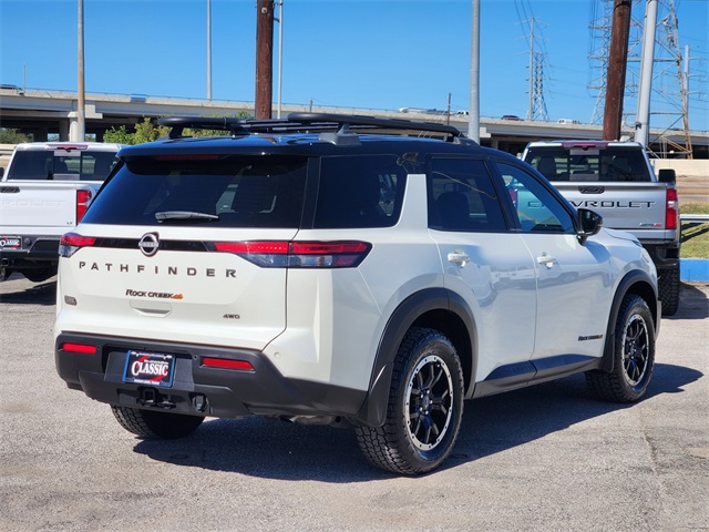 2024 Nissan Pathfinder Rock Creek White at Don McGill Toyota