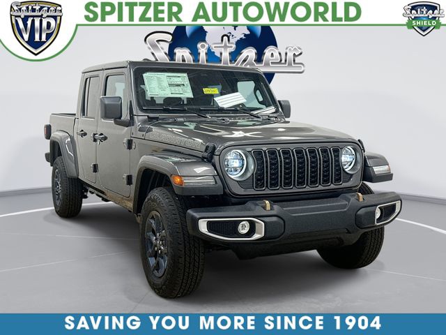 Gray (Granite Crystal Metallic Clearcoat) 2026 Jeep Gladiator Pickup Truck Four-Wheel Drive 8-Speed Automatic