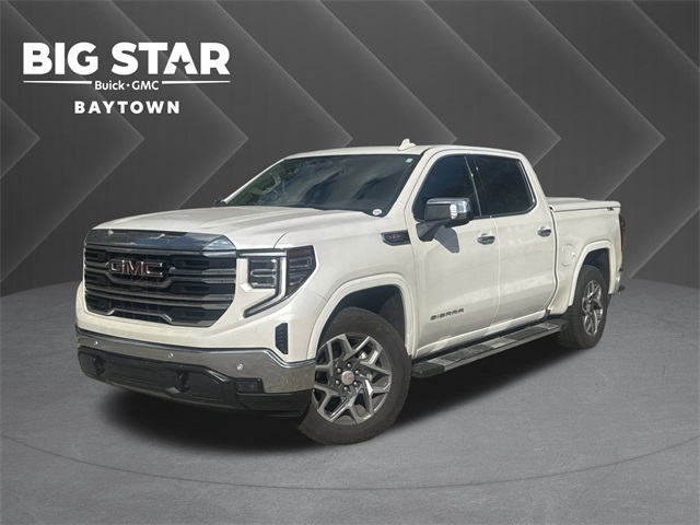 2025 GMC Sierra 1500 SLT White at Baytown Hyundai