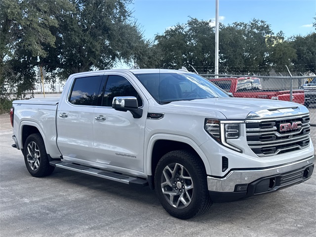 2025 GMC Sierra 1500 SLT White at Baytown Hyundai