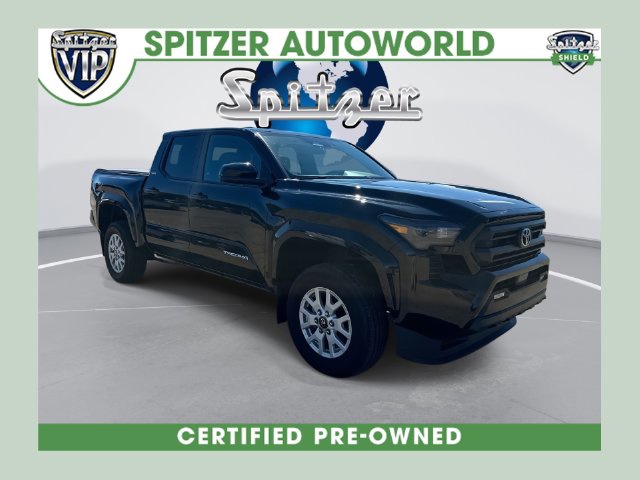 Black 2024 Toyota Tacoma Pickup Truck Four-Wheel Drive 8-Speed Automatic