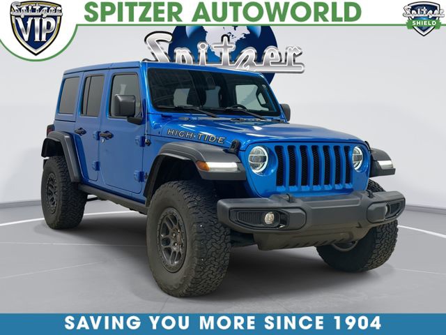 Hydro Blue Pearlcoat 2022 Jeep Wrangler SUV / Crossover Four-Wheel Drive 8-Speed Automatic