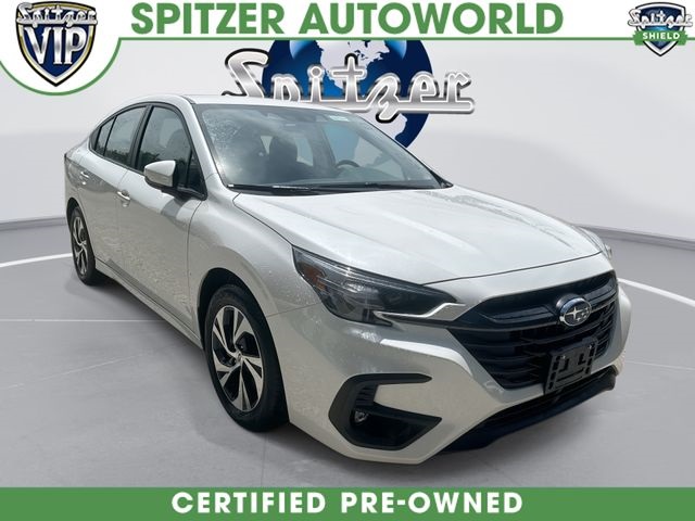 Crystal White Pearl 2025 Subaru Legacy Premium AWD Sedan All-Wheel Drive Continuously Variable Transmission