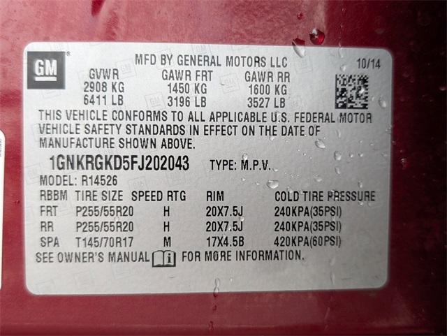 2015 Chevrolet Traverse LT Red at Bravo Nissan