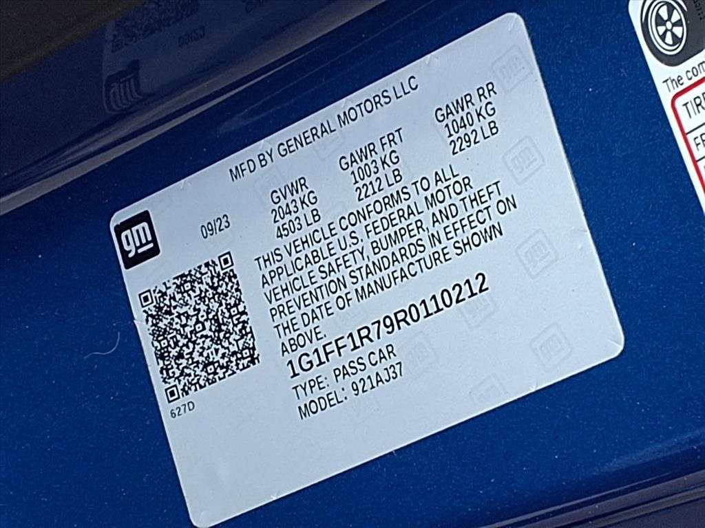 2024 Chevrolet Camaro SS Blue at Gullo Toyota