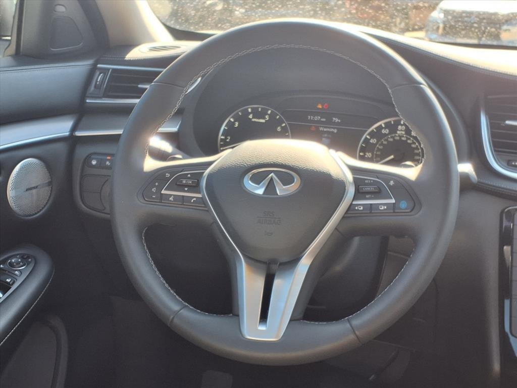 2024 INFINITI QX50 LUXE White at Wharton Chevrolet GMC