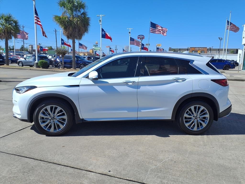 2024 INFINITI QX50 LUXE White at Wharton Chevrolet GMC