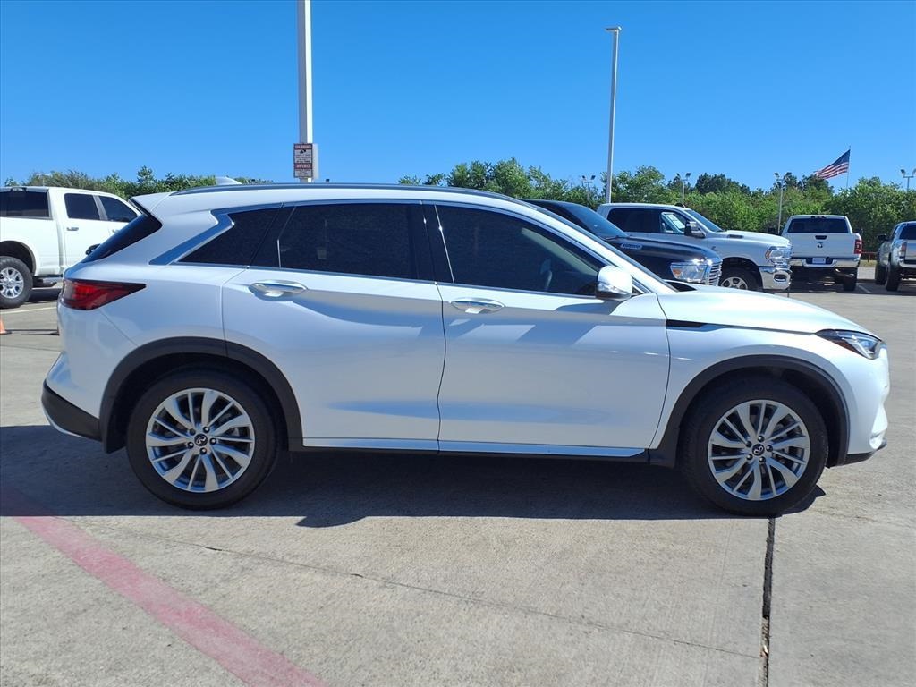 2024 INFINITI QX50 LUXE White at Wharton Chevrolet GMC