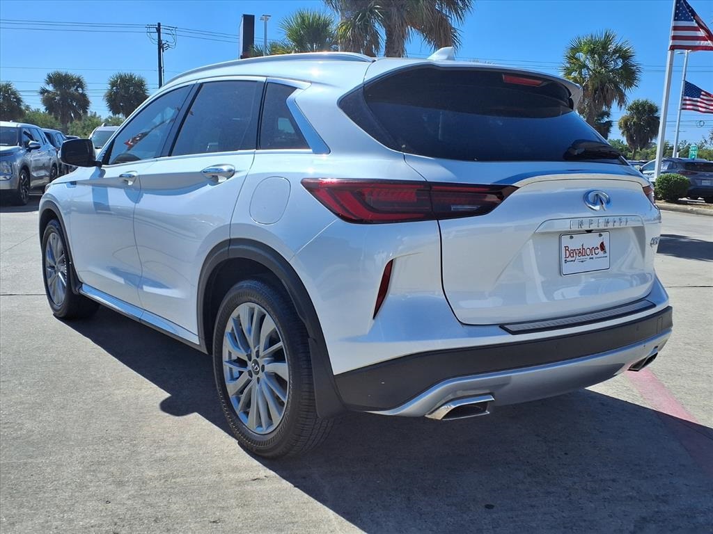 2024 INFINITI QX50 LUXE White at Wharton Chevrolet GMC