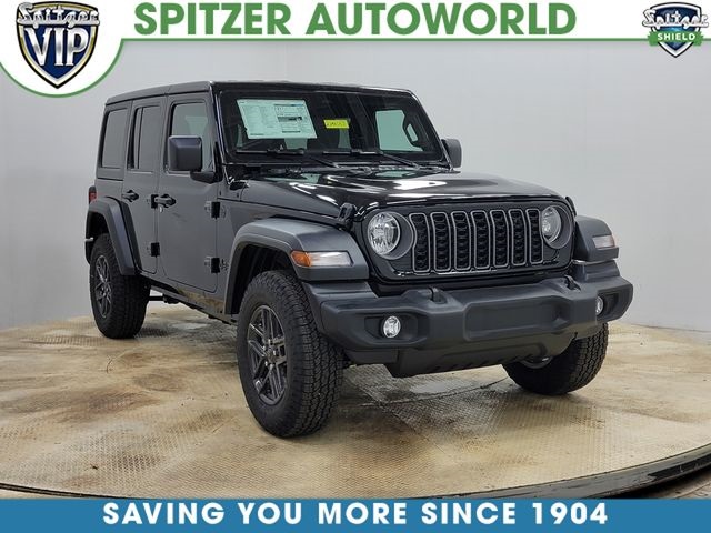 Black Clearcoat 2026 Jeep Wrangler Sport S 4-Door 4WD SUV / Crossover Four-Wheel Drive 8-Speed Automatic