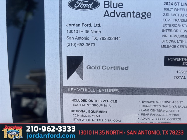 2024 Ford Escape  Wagon 4 Dr. St-line Front Wheel Drive In San Antonio, Texas