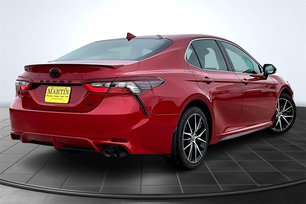 2023 Toyota Camry SE Red at DeMontrond Auto Country