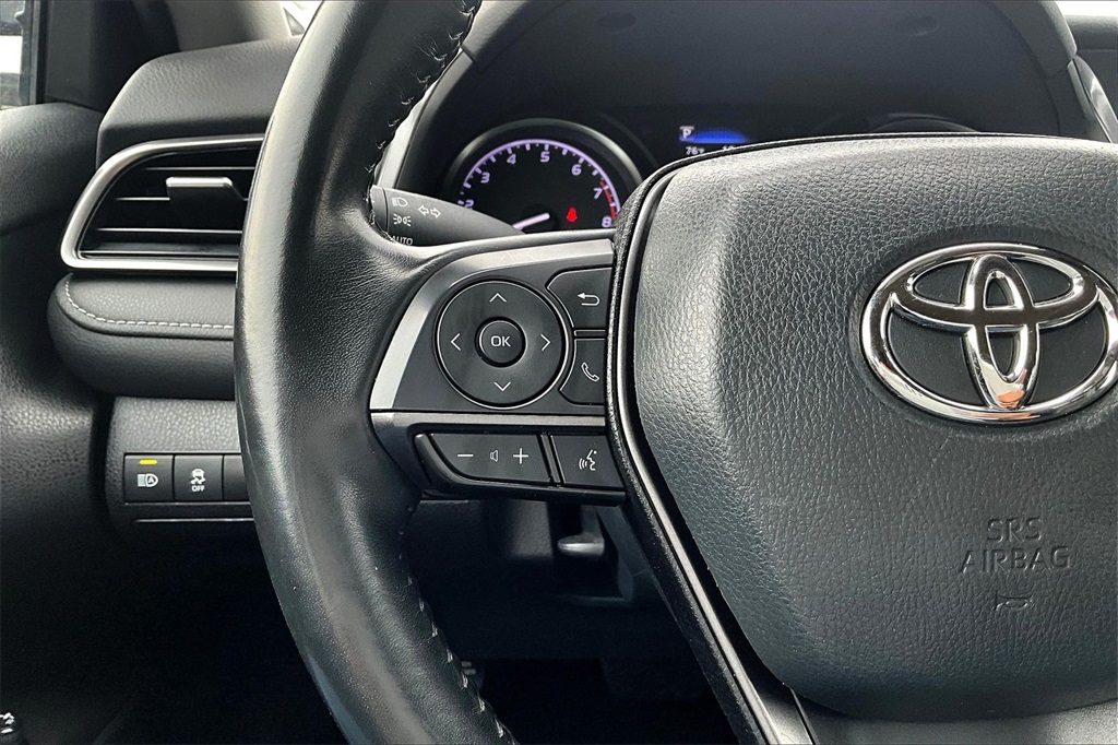 2023 Toyota Camry SE Red at DeMontrond Auto Country