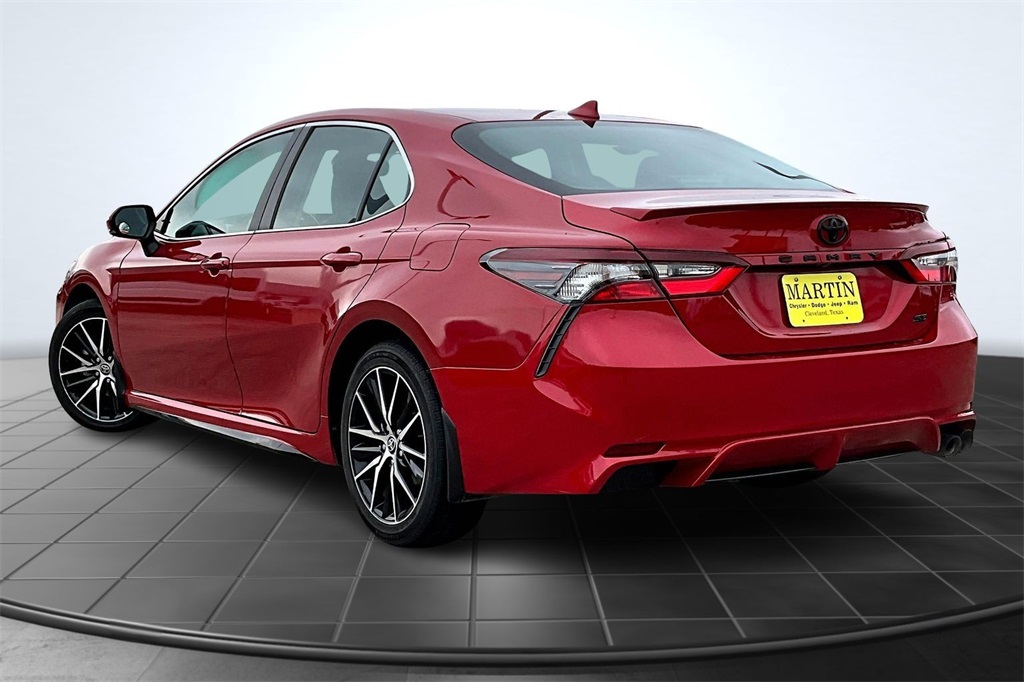 2023 Toyota Camry SE Red at DeMontrond Auto Country