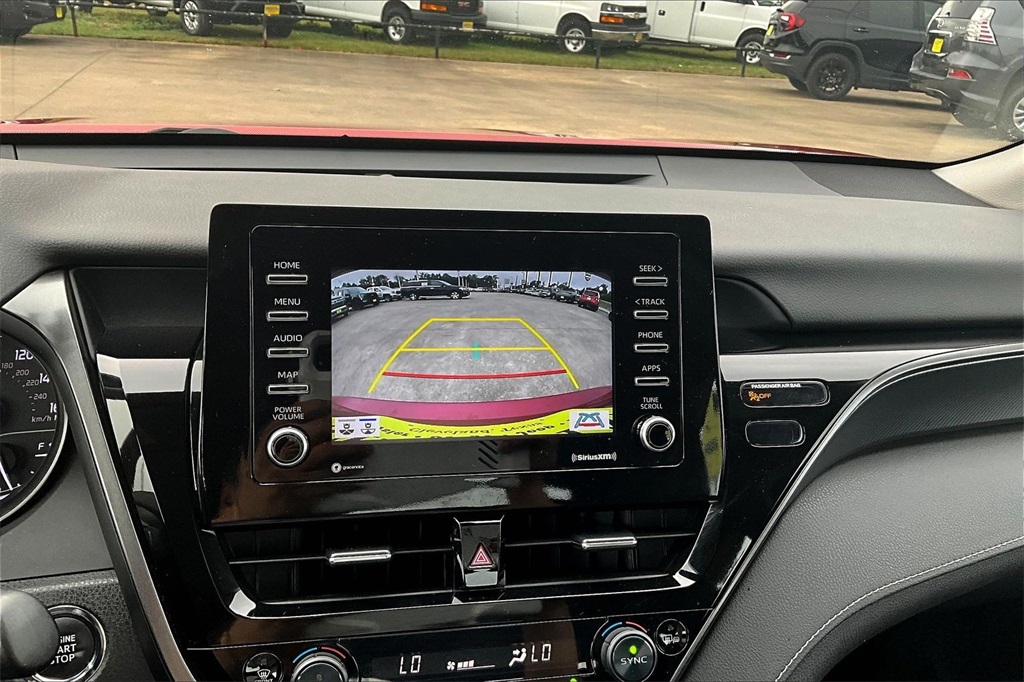 2023 Toyota Camry SE Red at DeMontrond Auto Country