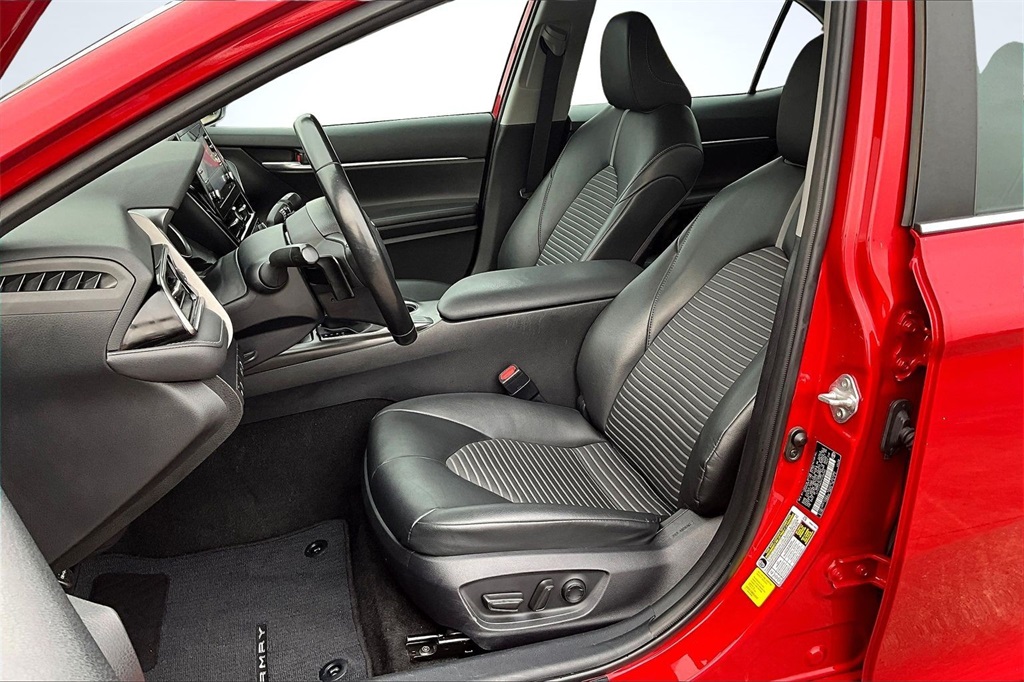 2023 Toyota Camry SE Red at DeMontrond Auto Country