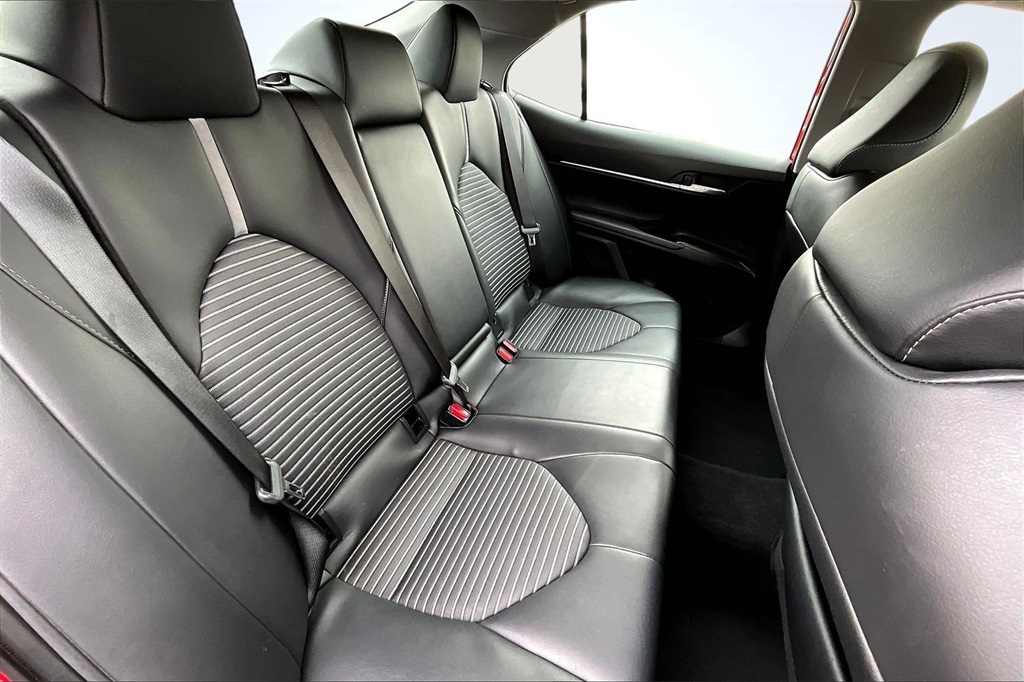 2023 Toyota Camry SE Red at DeMontrond Auto Country