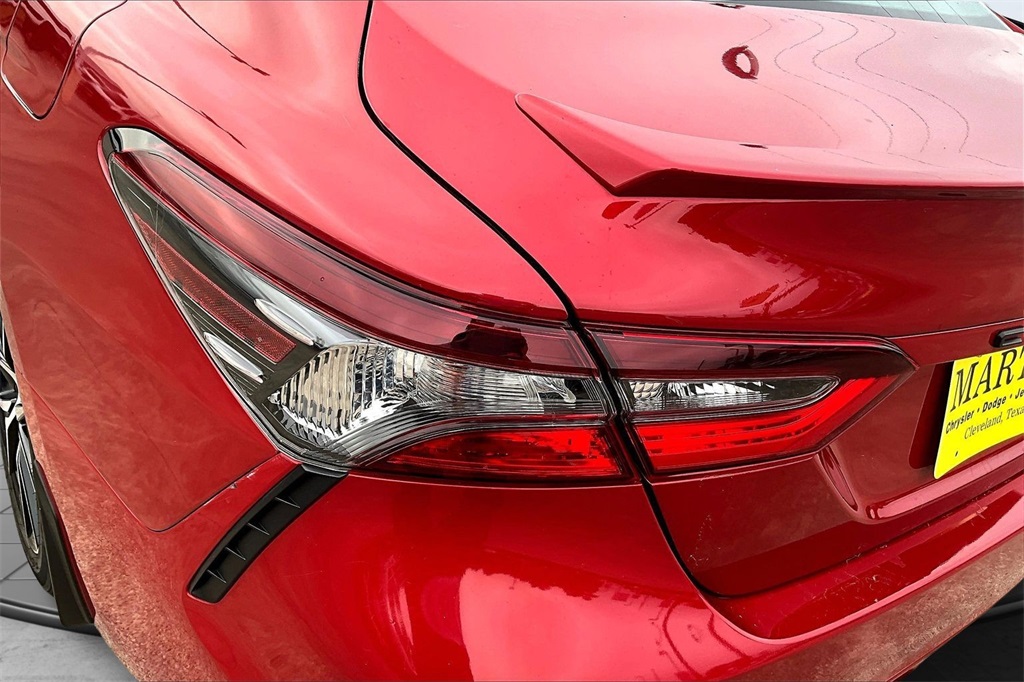 2023 Toyota Camry SE Red at DeMontrond Auto Country