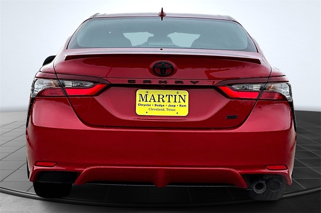 2023 Toyota Camry SE Red at DeMontrond Auto Country