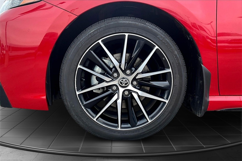 2023 Toyota Camry SE Red at DeMontrond Auto Country