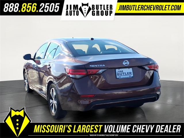 Used 2022 Nissan Sentra SV with VIN 3N1AB8CV9NY256884 for sale in Fenton, MO