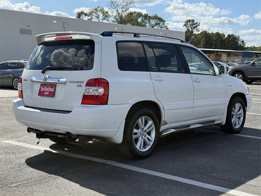 2006 Toyota Highlander Hybrid V6 White at Emmons Autoplex