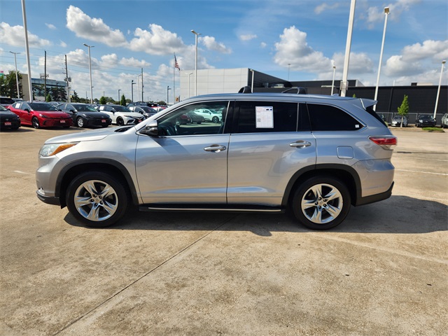 2014 Toyota Highlander Limited Silver at Emmons Autoplex