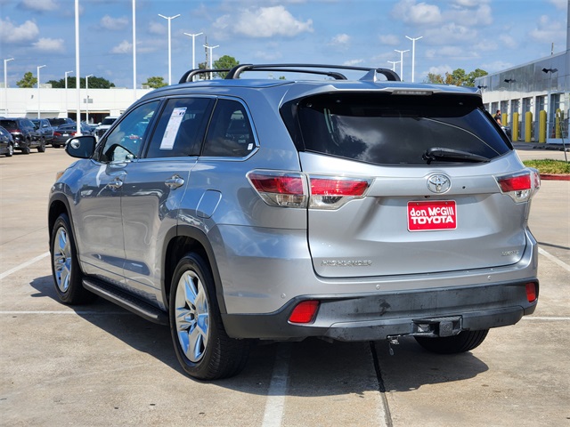 2014 Toyota Highlander Limited Silver at Emmons Autoplex