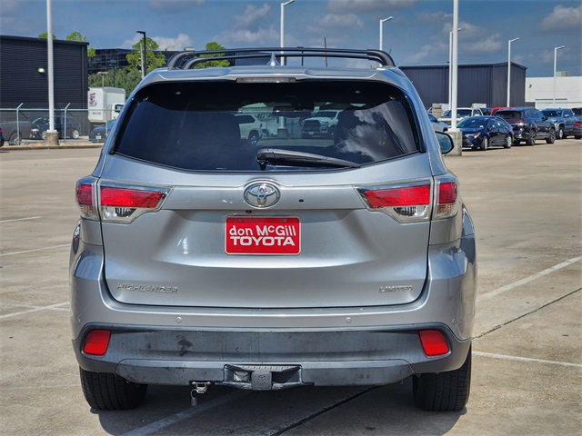 2014 Toyota Highlander Limited Silver at Emmons Autoplex