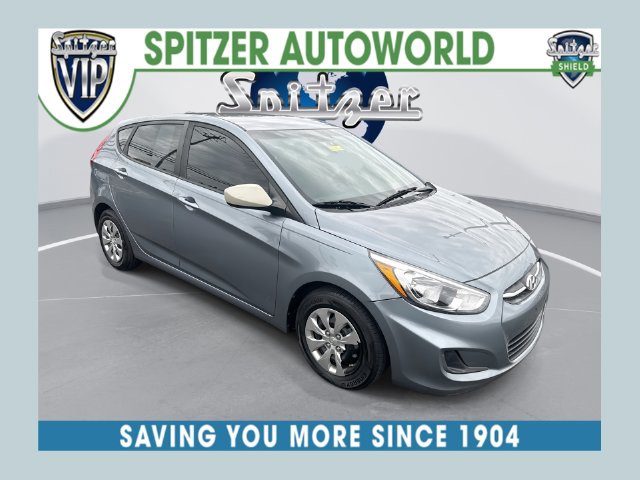 Ironman Silver Metallic 2017 Hyundai Accent Hatchback Front-Wheel Drive 6-Speed Automatic