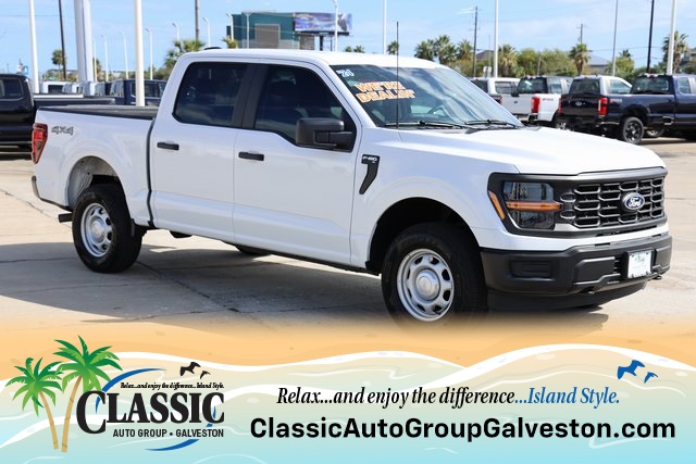 2024 Ford F-150 XL White at Classic Chevrolet Galveston