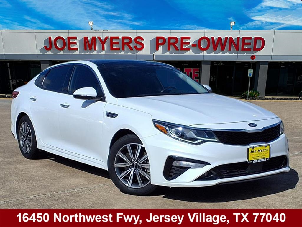 2020 Kia Optima EX Premium White at DeMontrond Gulf Freeway