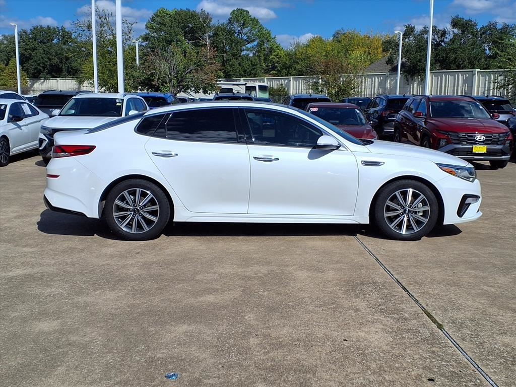 2020 Kia Optima EX Premium White at DeMontrond Gulf Freeway