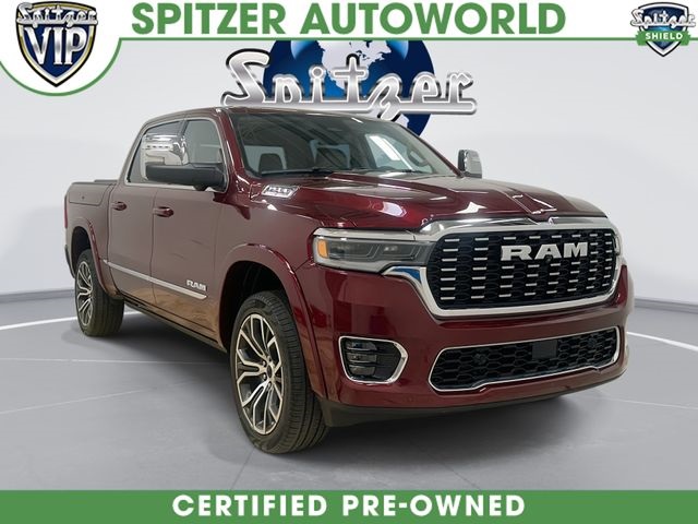 Delmonico Red Pearlcoat 2025 RAM 1500 Pickup Truck Four-Wheel Drive 8-Speed Automatic