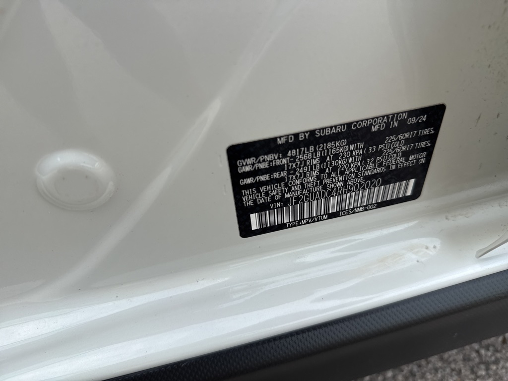 2024 Subaru Crosstrek