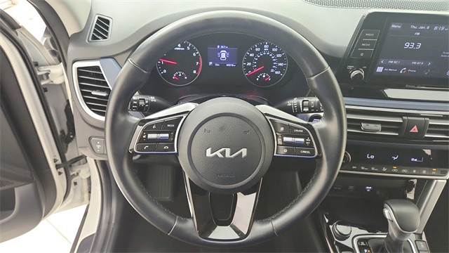 2023 Kia Seltos S White at Mac Haik CDJR North Houston